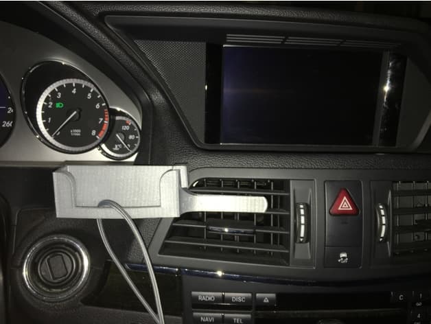 phone car holder (for Mercedes E-Class W212, C207) preview