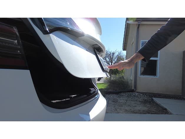 Photo of Tesla Model 3 License Plate/Trunk Handle