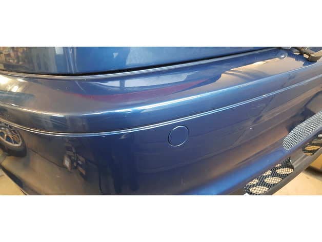 BMW (E46) PDC Sensor Delete Plates because racecar preview
