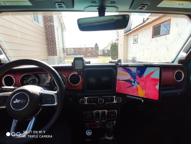 Jeep JL iPad Mount preview