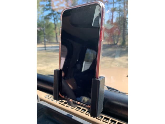 Jeep Wrangler Rock Hard 4x4 Roll Cage Phone Mount preview