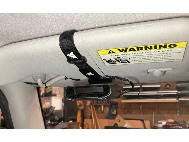 Escort / Beltronics radar detector mount preview