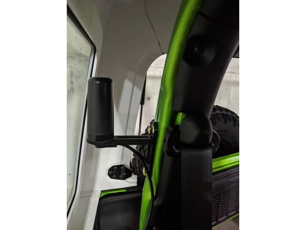 Midland MXTA25 "Ghost" Antenna Mount - Jeep Wrangler JL 2018+ (2-door) preview