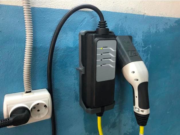 Wall mount charger holder for bmw i3 preview