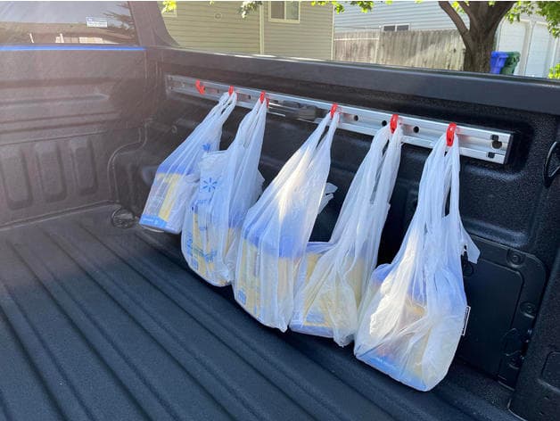 Ford Maverick Modular Bed Rail Grocery Hooks preview