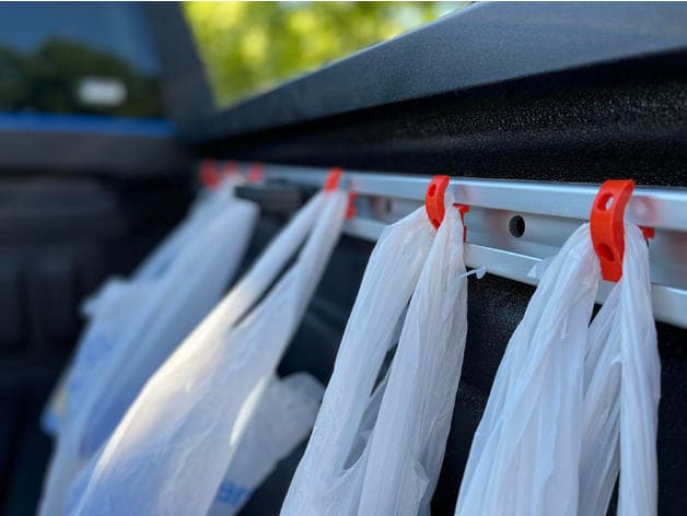 Ford Maverick Modular Bed Rail Grocery Hooks preview