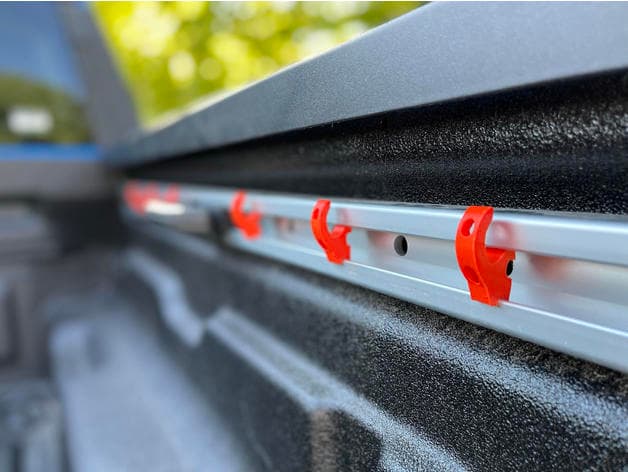 Photo of Ford Maverick Modular Bed Rail Grocery Hooks