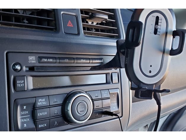 Car Phone Holder CD slot mount. off-center. preview