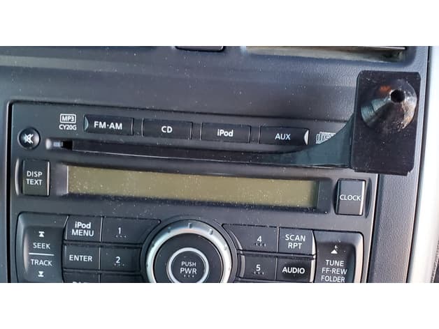 Car Phone Holder CD slot mount. off-center. preview