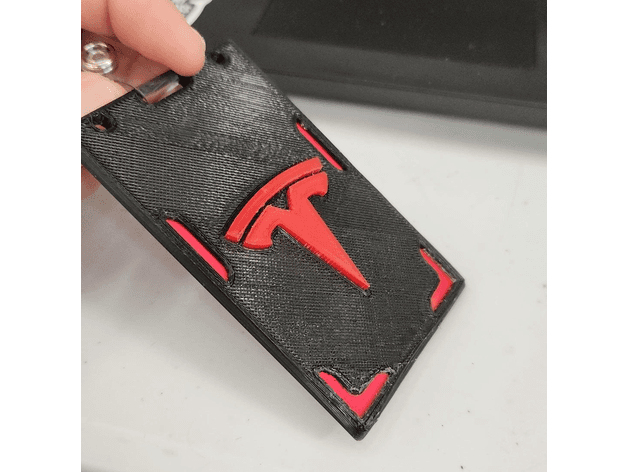 Photo of Tesla ID Card/Badge Holder