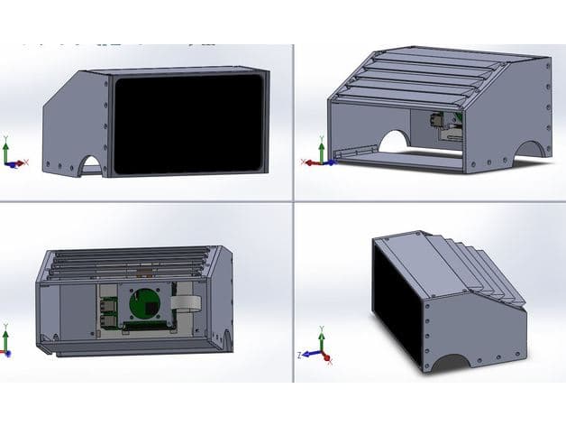 Raspberry Pi Carputer Case for 1990 Honda Civic V1.0 preview