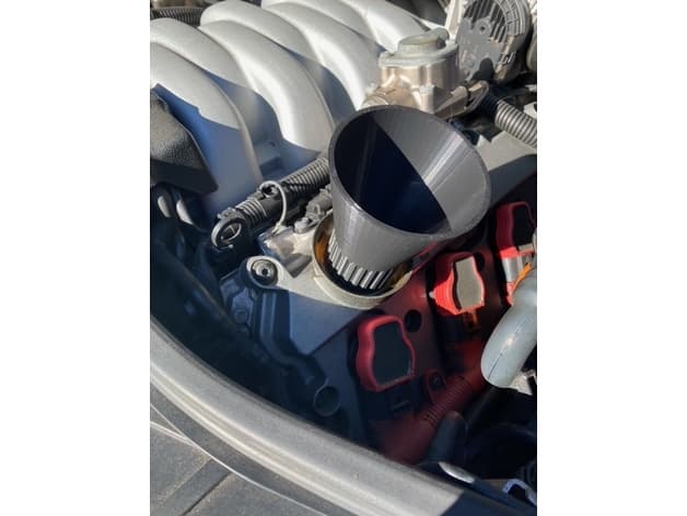 Audi Oil Filler screw in funnel - image