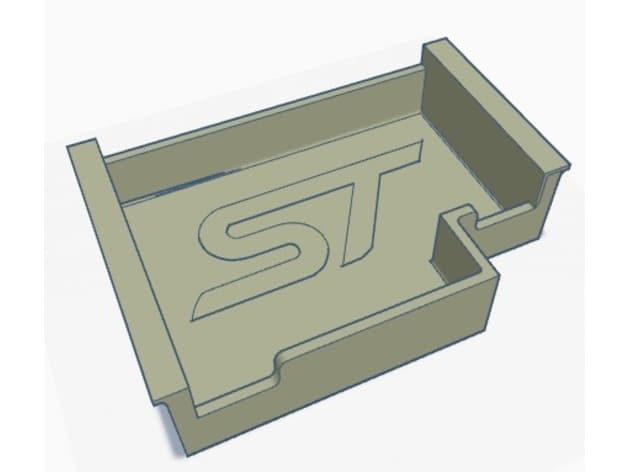 Ford Focus ST center console tray - image