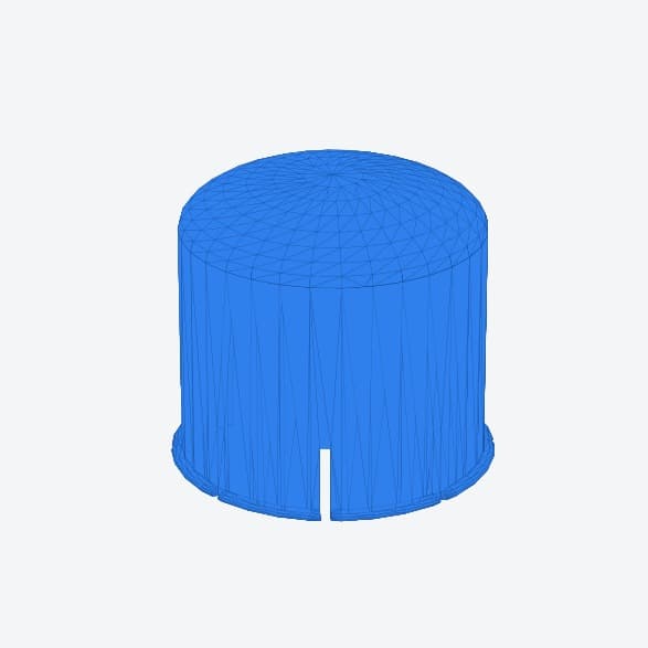 56 mm hub cap - image