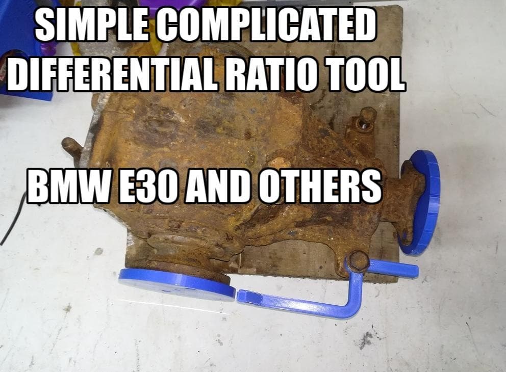 DIFFERENTIAL RATIO TOOL FOR BMW E30 AND OTHERS - image