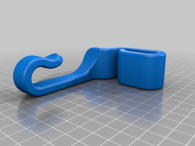 Car seatback trash bag hooks, longer - image