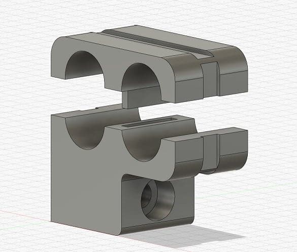 Photo of 240SX S13 -6an Fuel Line Retainer Bracket