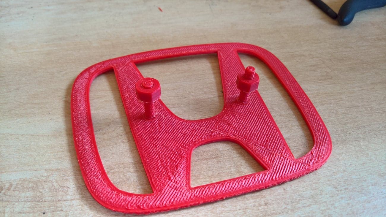 Photo of Honda Emblem with M5 (5mm) screws