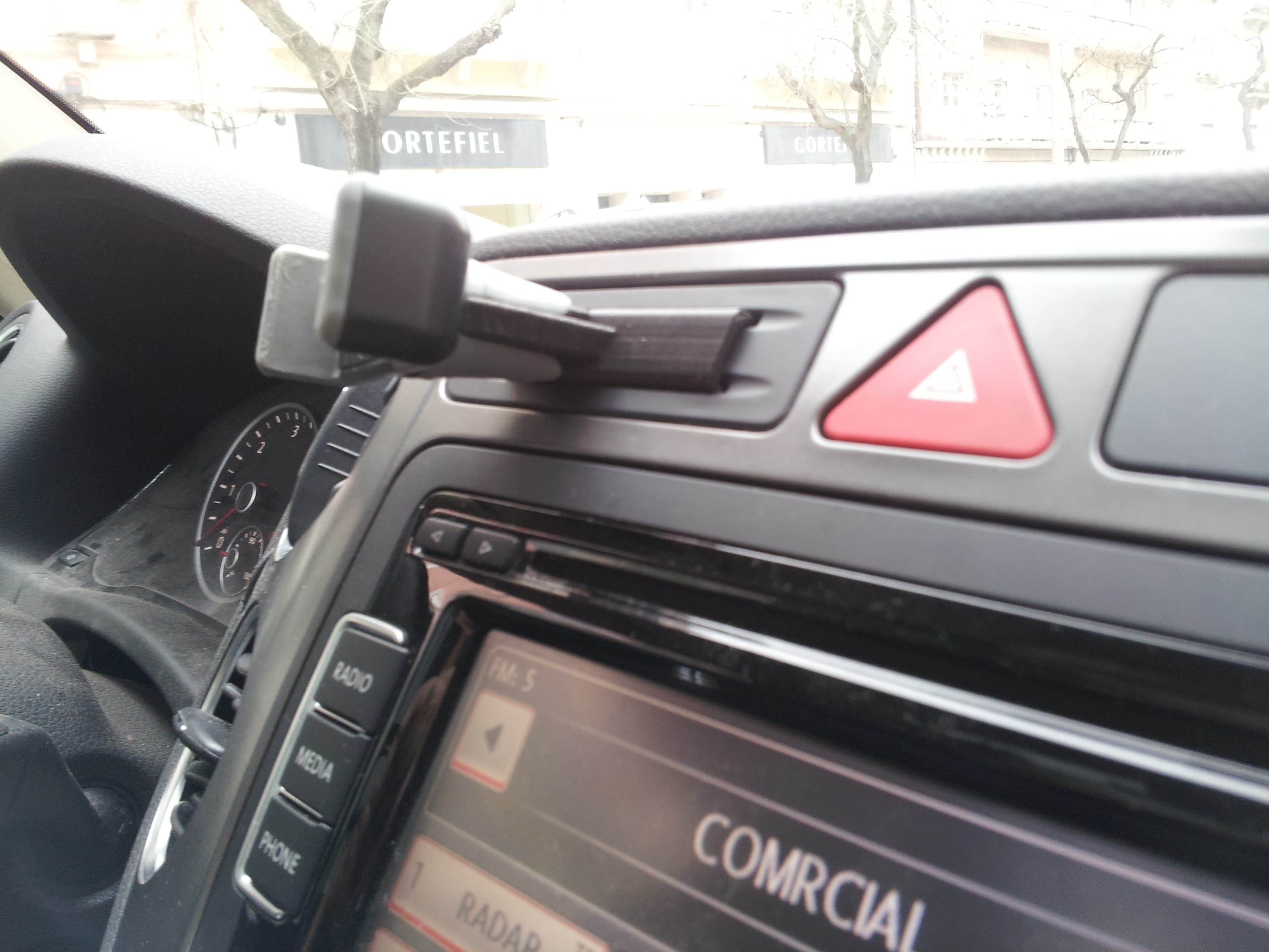Photo of VW Tiguan Card Holder for Phone adapter