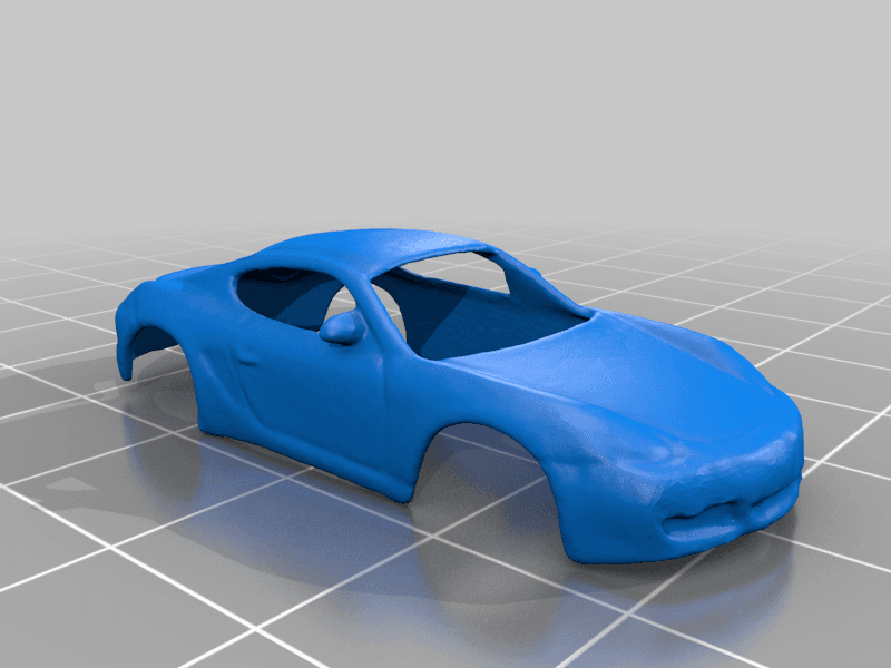 Photo of Porsche Cayman S scale 1:100 - 3D Scan
