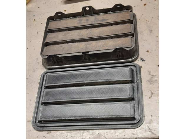 Photo of BMW E46 lightweight Trunk Vent Cover because racecar