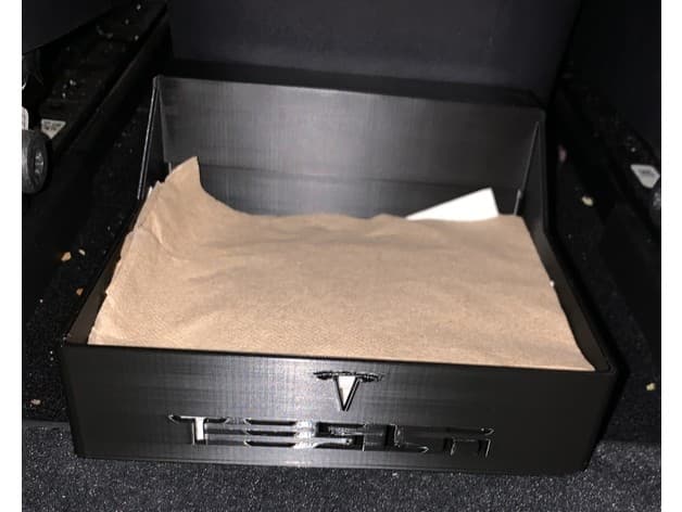 Tesla Model 3 Fast Food Napkin Holder - image