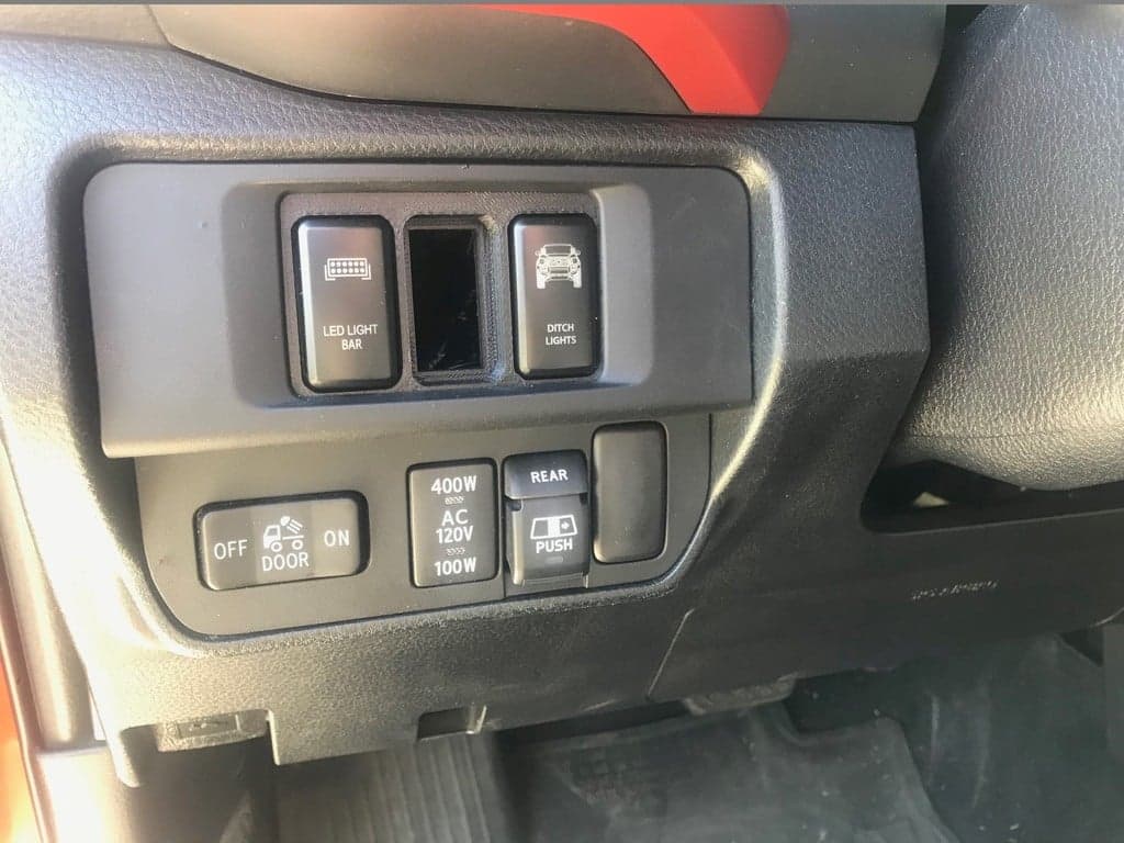 3rd Gen Toyota Tacoma triple switch plate - image