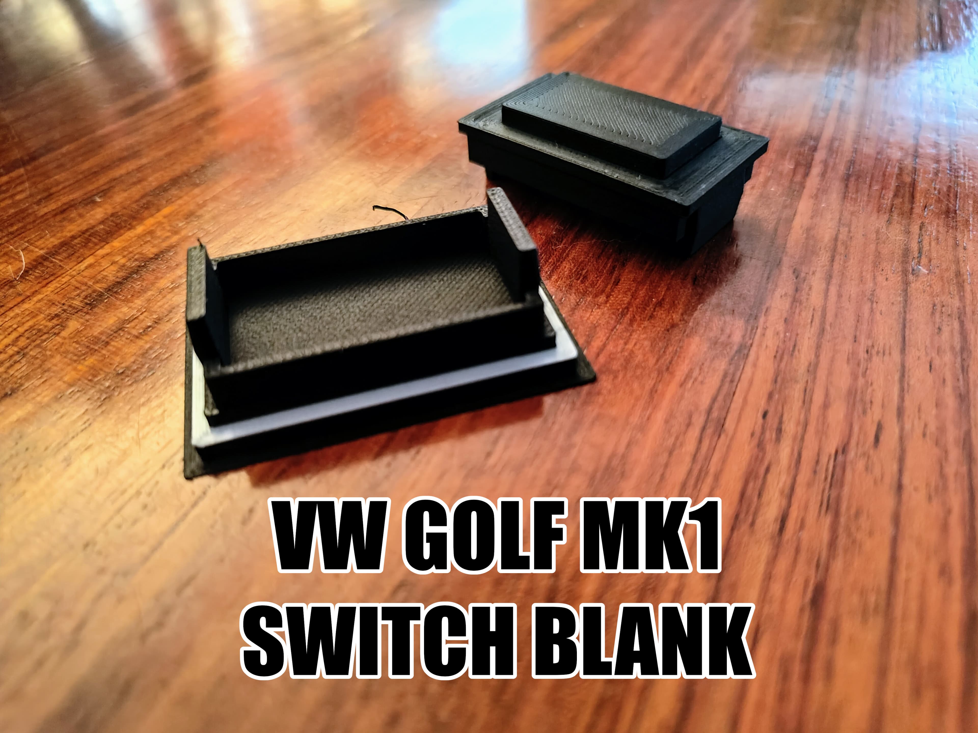 Volkswagen Golf Mk1 Switch Blank - VW part 321 957 087 - image