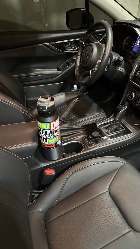 40oz Water Bottle Cup Holder for Subaru Crosstrek/STI/WRX - image