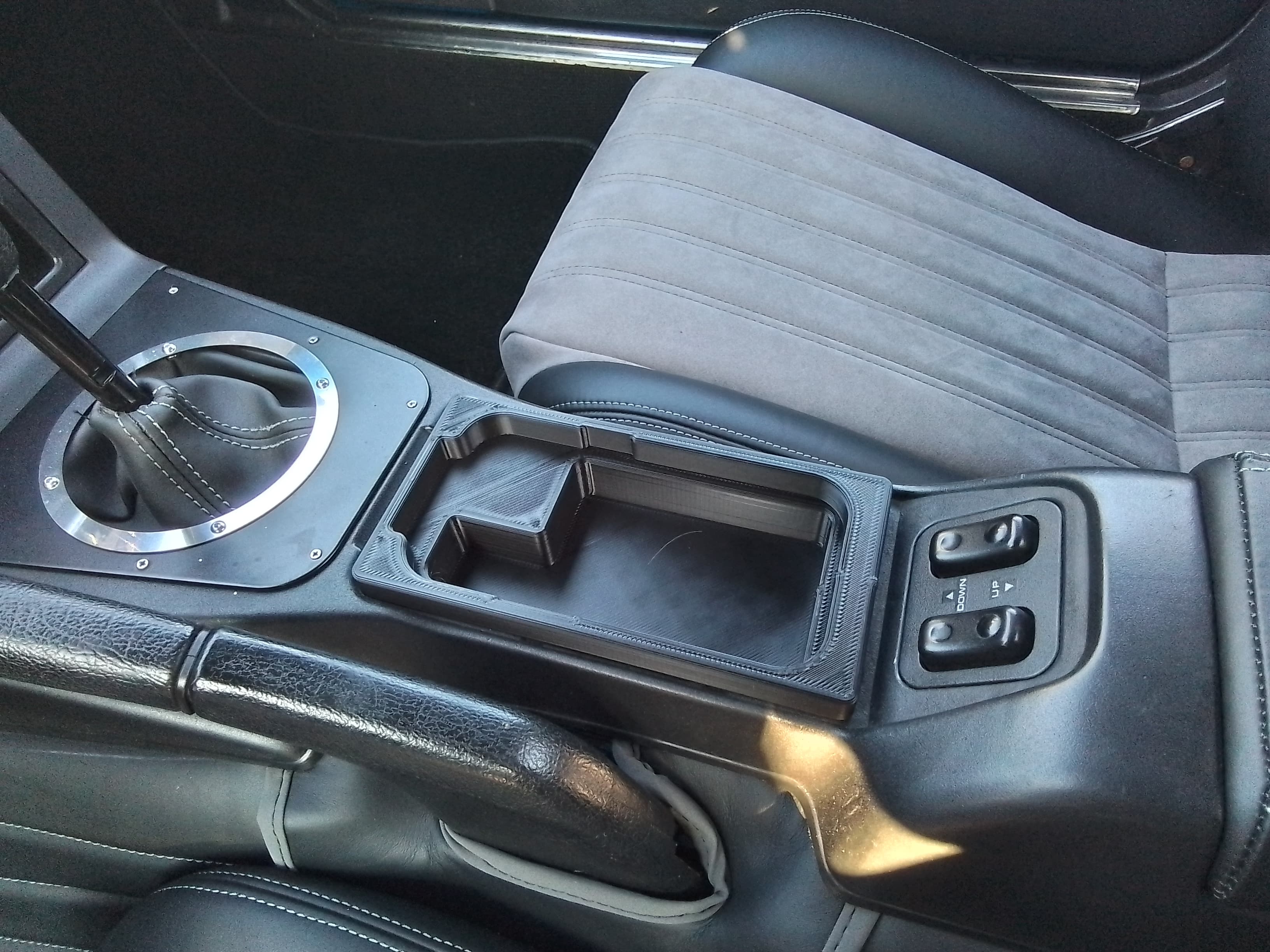 Mazda Miata MX5 NA center console Phone Inlay - image
