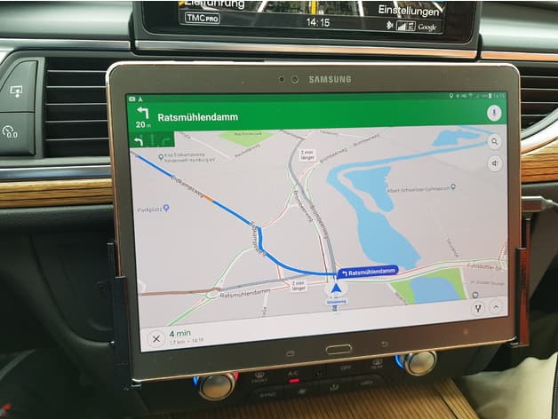 Audi A6 C7 Tablet Holder SM-T800 SM-T805 SM-T720 SM-T725 preview