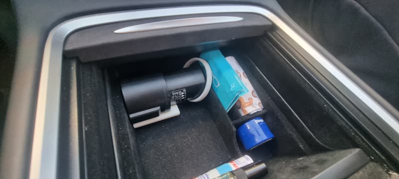 Tesla J1772 Adapter support for Model 3 Y Console organizer preview