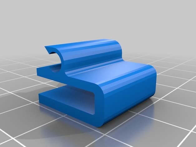 Cable clip for panel edge (4mm) preview