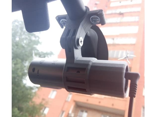 BlackVue car dash camera (DR400G) GoPro and rearview mirror mount preview