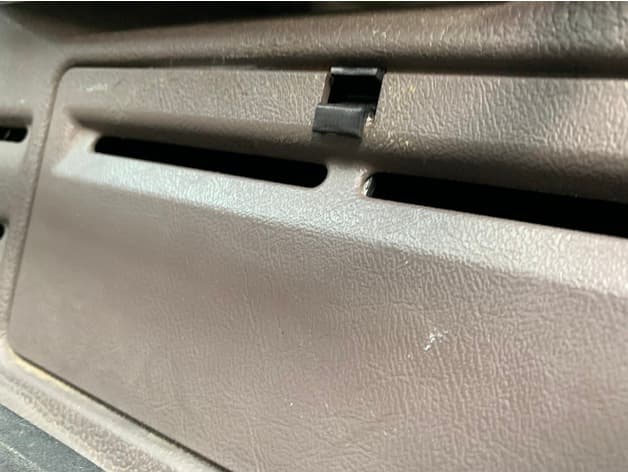 RRC under seat panel door clip preview