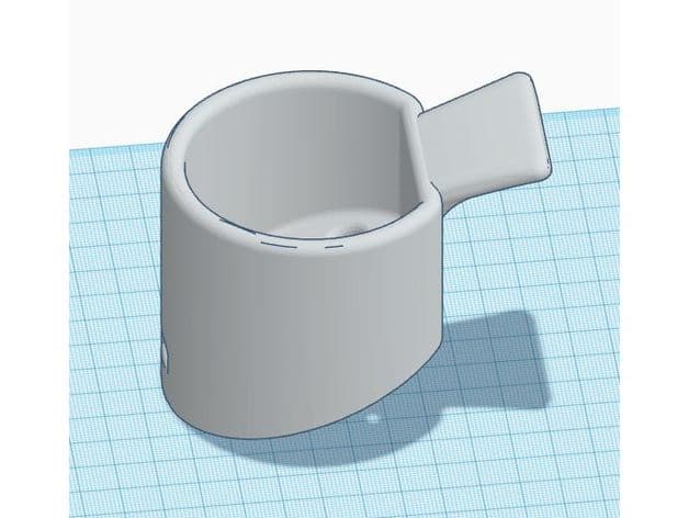 Electric Car plug holder (Type 2) - with integrated cable holder preview