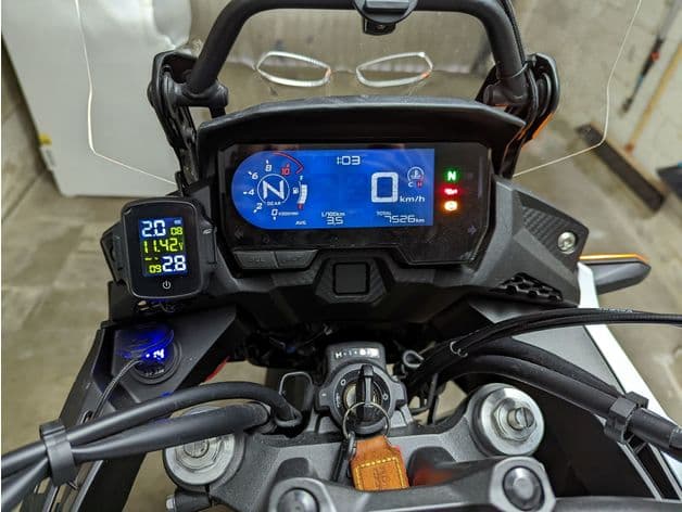 Honda CB500X adapter bracket for TPMS preview