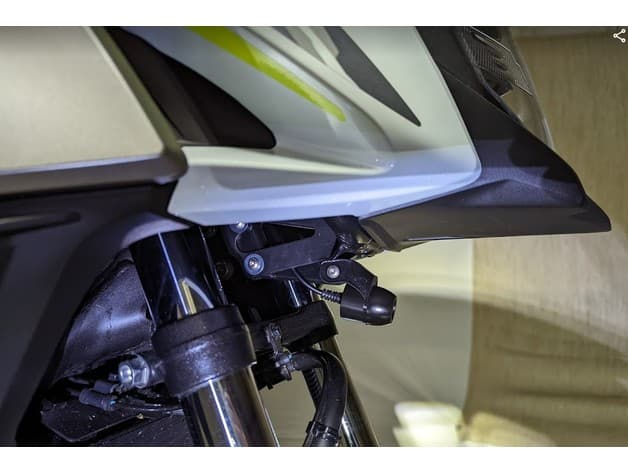 Honda CB500X mounting bracket for dashcam preview