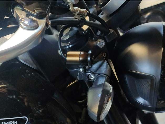 Trident 660 dashcam mount preview