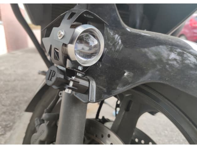 V-strom Fog light mount preview