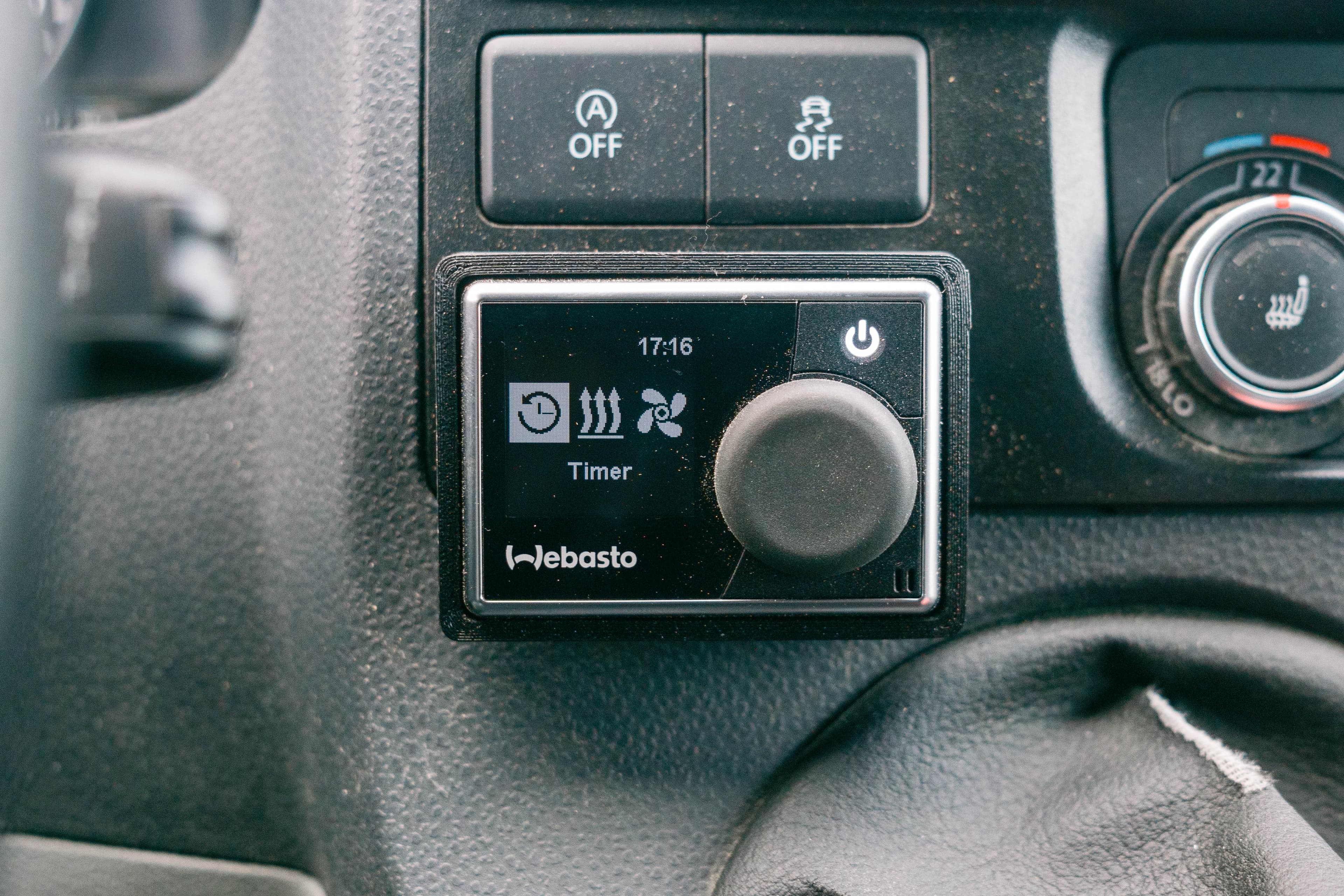 Volkswagen T5 Facelift Webasto Multicontrol Dashboard holder preview