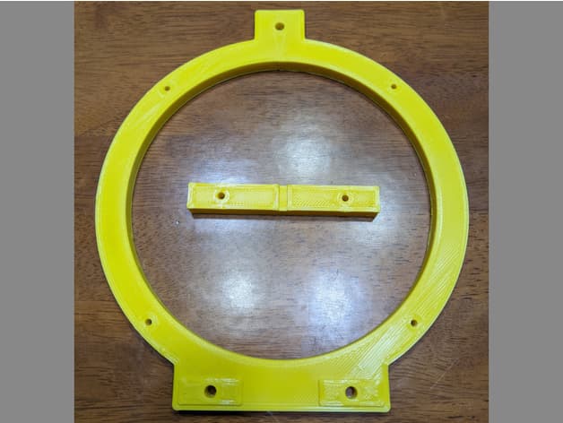 Photo of GMC Canyon Chevrolet Colorado JBL GTO629 rear speaker mount bracket - OpenSCAD