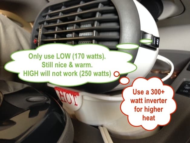Nissan LEAF heater mount - image