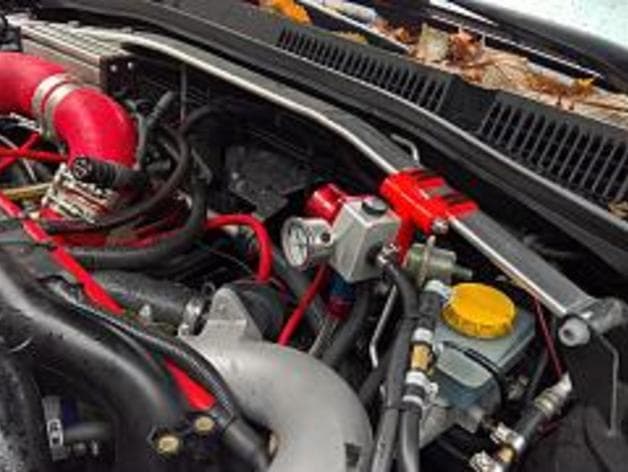 Subaru strut brace bracket - image