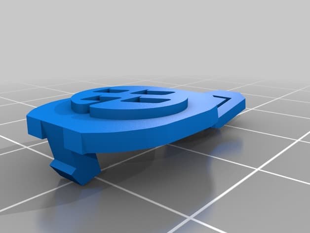 Door handle screw cover with GT86 logo - image