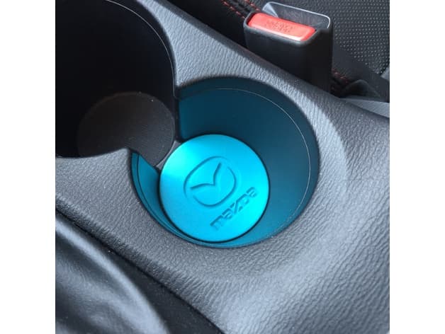 Mazda Cup Holder Insert / Coaster - image