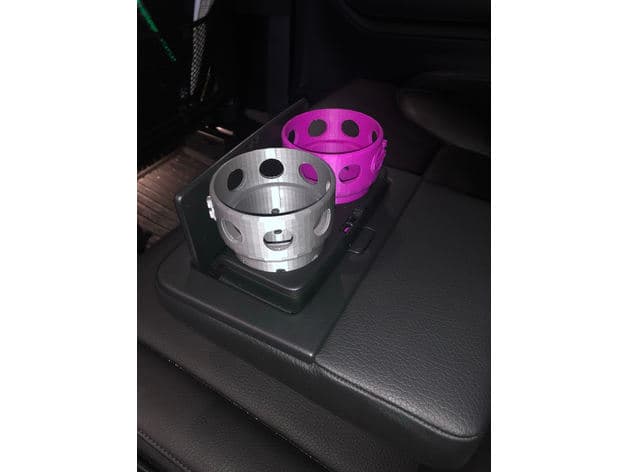 Volvo XC90 Rear Cup Holder Adapter (fits Hydro Flask) - image