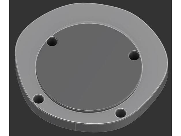 SiriusXM AMPS Adapter Plate for Bully Dog 50mm Gauge Pod A Pillar Housing - 2010-2016 RAM 1500 - image