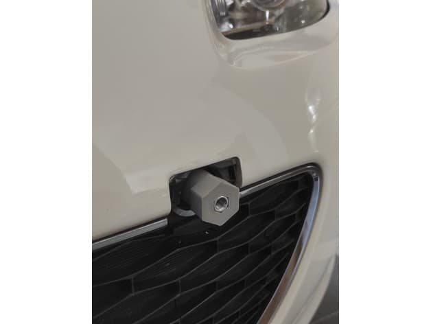 Miata License Plate Relocation - image