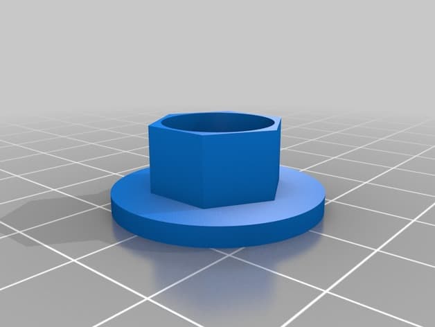 Mazda undercarriage 5.5mm diameter plastic nut - image